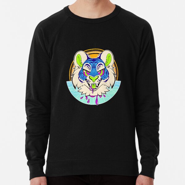 Tiger Vaporwave Lightweight Sweatshirt