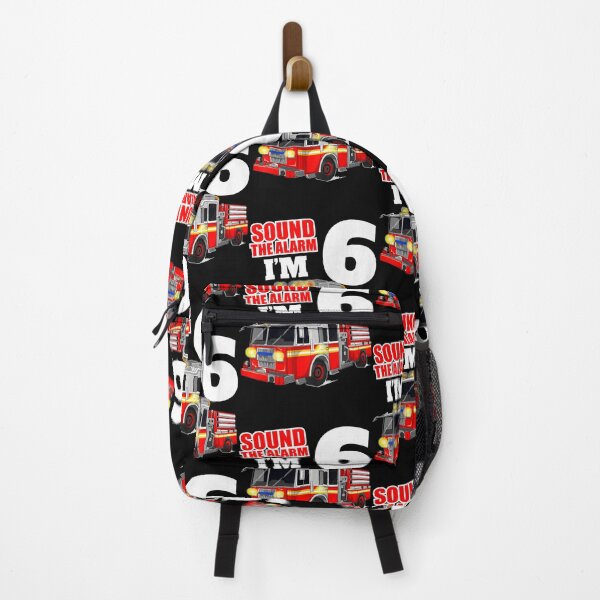Item preview, Kids Fire Truck 6th Birthday Boy Firefighter Six 6 Year Ol| Perfect Gift For you and friends designed and sold by luconats.