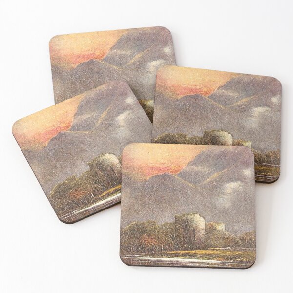Item preview, Vintage Illustration of the view from Inverlochy Castle, Fort William designed and sold by yourscotland.