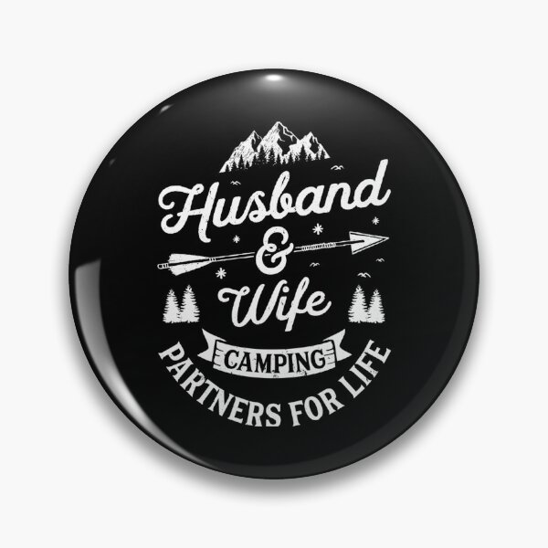 Item preview, Camping T Shirt Husband And Wife Camping Partners For Life Women Camper Campfire Gifts Tee designed and sold by stierleism.