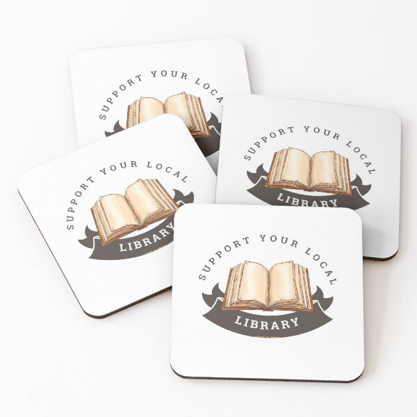 Item preview, Support Your Library designed and sold by Starcat Designs.