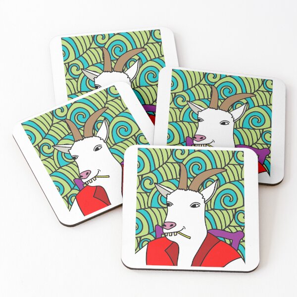 Item preview, Colorful Patrols Funny Goats designed and sold by flofin.