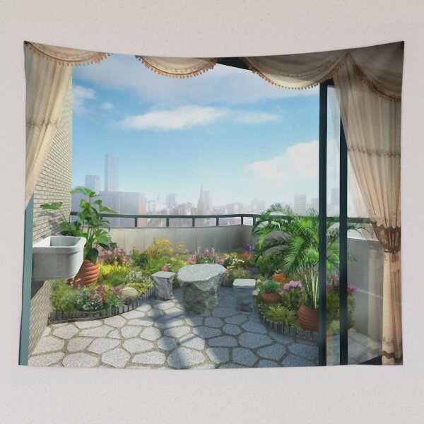 Item preview, Garden terrace decoration renderings designed and sold by zenger2021.