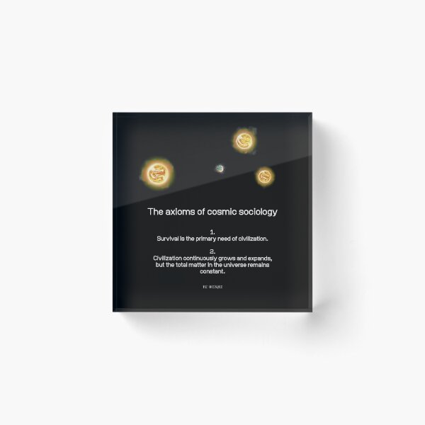 Item preview, The Axioms of Cosmic Sociology designed and sold by Space99.