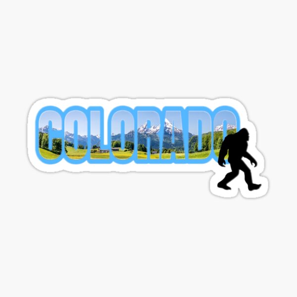 Colorado Sasquatch Sticker