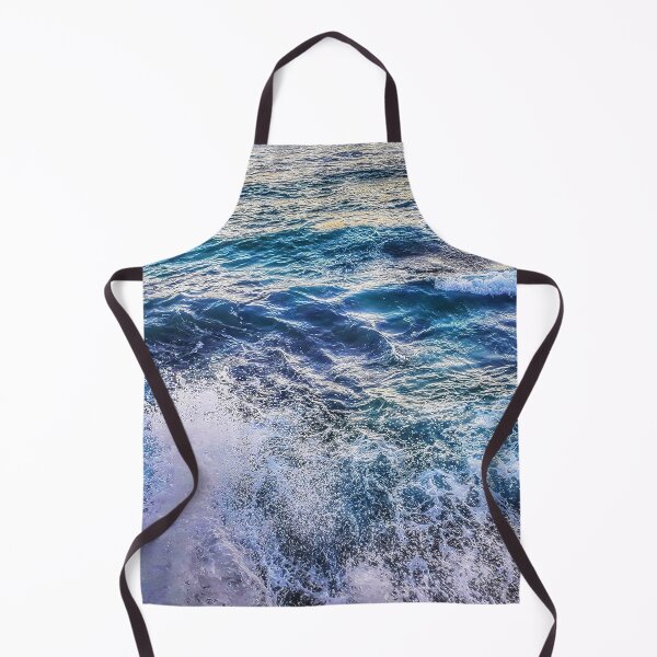 Artikelvorschau, Blaue Meereswellen plätschern entworfen und verkauft von Beachy.