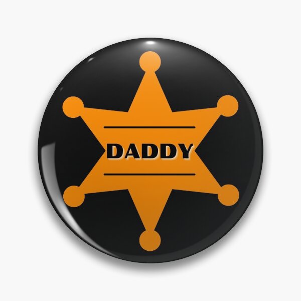 Item preview, Daddy Orange badge designed and sold by CaitU.