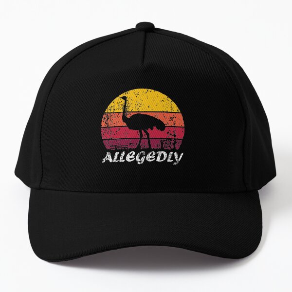 Retro Vintage Allegedly Ostrich Baseball Cap