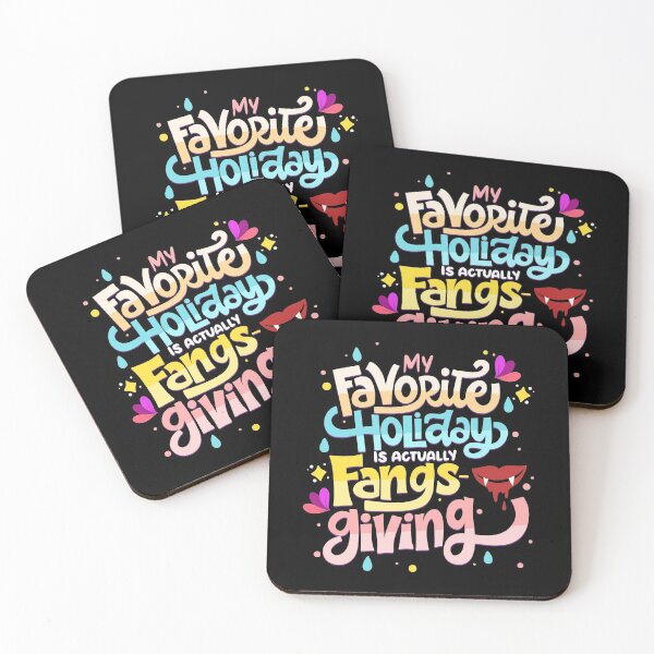 Item preview, My Favorite Holiday Is Fangs-Giving designed and sold by anziehend.