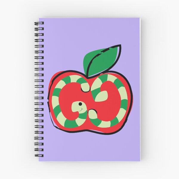 Item preview, Apple with a Cute Worm designed and sold by DQbd.