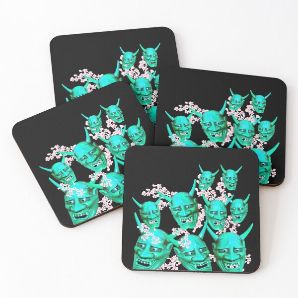 Item preview, Hannya Oni Japan Pattern Demon Sakura  designed and sold by ShirtVibes.