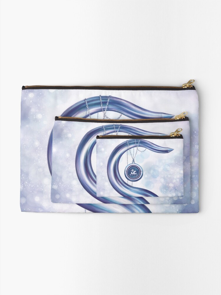 Alternate view of Hook & Swan Zipper Pouch