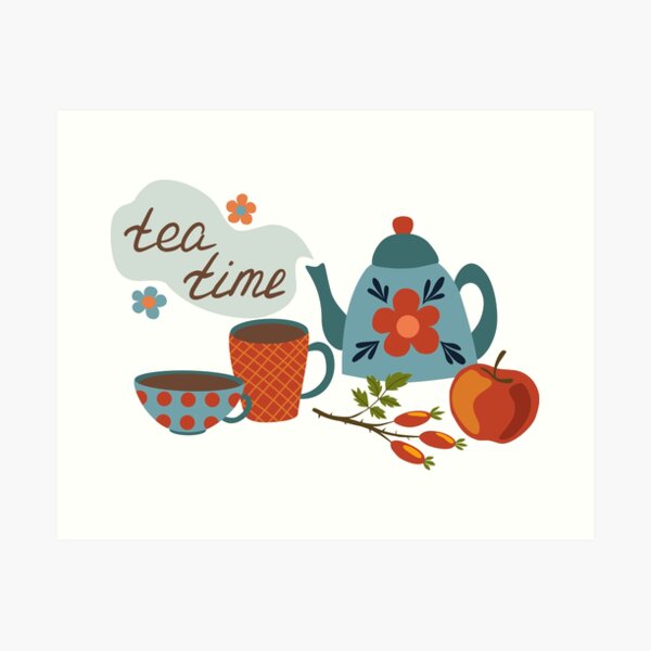 Item preview, tea time designed and sold by gsm-print772.