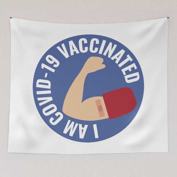 Item preview, I am Vaccinated | Covid 19 fully vaccinated  designed and sold by Giovanni's  Brown Quotes.