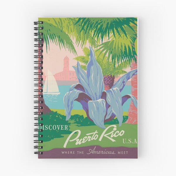 Artikelvorschau, Bunte Vintage-Szene auf der Insel Puerto Rico entworfen und verkauft von JoyforU.