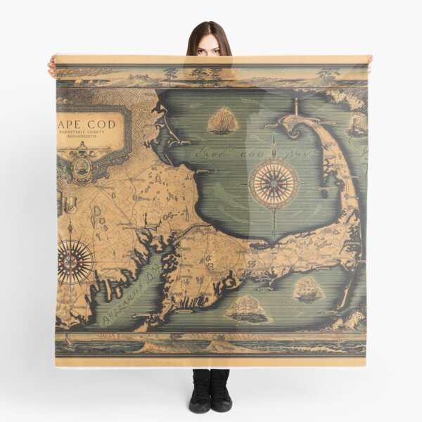 Plymouth Map Scarf