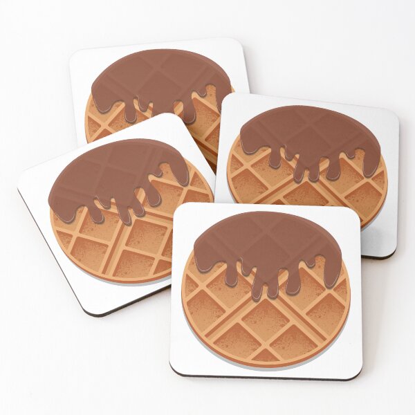 Item preview, Round waffles with chocolate designed and sold by Julia Faranchuk.