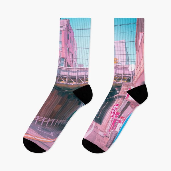 Item preview, Citypop Aesthetic Tokyo Pink Japan Vaporwave lofi moody vibe designed and sold by TokyoLuv.