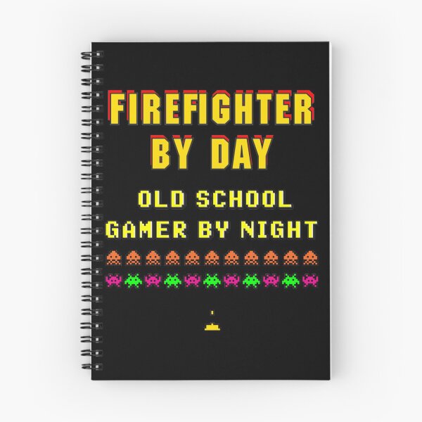 Item preview, Firefighter by day, old school gamer | Perfect Gift For you and friends designed and sold by luconats.