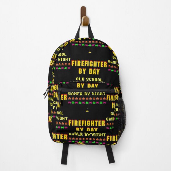 Item preview, Firefighter by day, old school gamer | Perfect Gift For you and friends designed and sold by luconats.