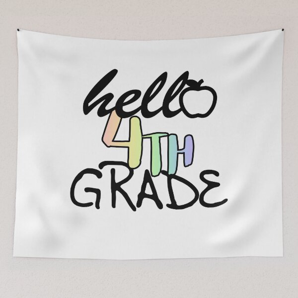 Item preview, Hello Fourth Grade Colorful designed and sold by HACOshop.