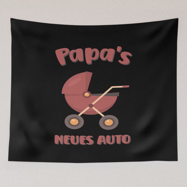 Item preview, Daddy's new car - stroller - baby designed and sold by Shirt-Designs.