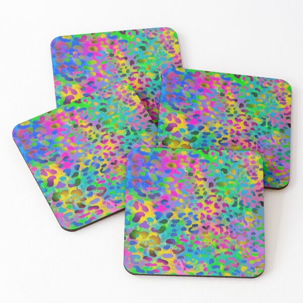 Item preview, Rainbow leopard designed and sold by wavyneon-.