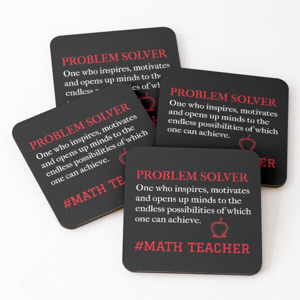 Item preview, Problem Solver Math Teacher  designed and sold by Studioapartment.