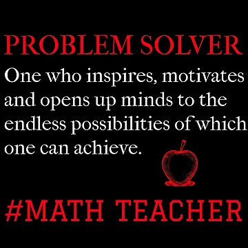 Artwork thumbnail, Problem Solver Math Teacher by Studioapartment