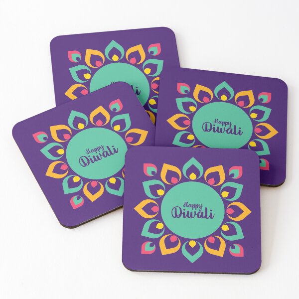 Item preview, Contemporary Diwali Deepa Rangoli designed and sold by HolidayBug.