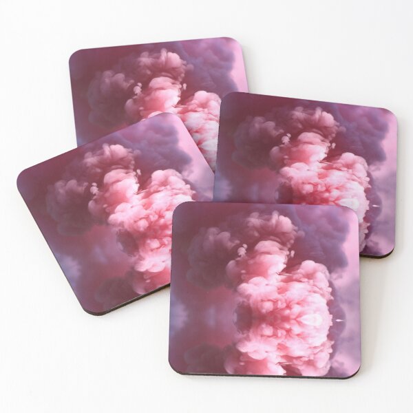 Item preview, Pink smoky clouds billows toward the sky (mirrored) designed and sold by TreasuresPrint.