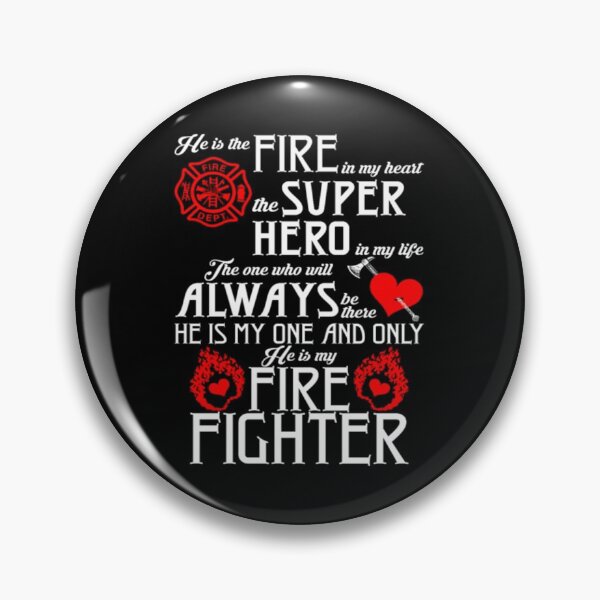 Item preview, Fire In My Heart Super Hero In My Life Firefighte| Perfect Gift For you and friends designed and sold by luconats.