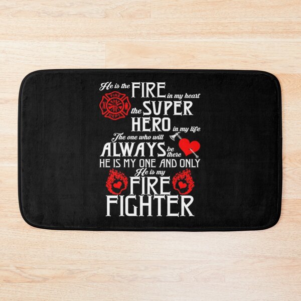 Item preview, Fire In My Heart Super Hero In My Life Firefighte| Perfect Gift For you and friends designed and sold by luconats.