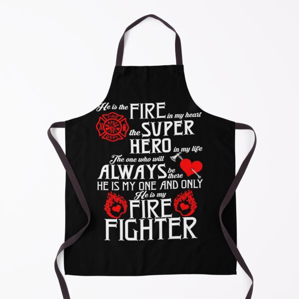 Item preview, Fire In My Heart Super Hero In My Life Firefighte| Perfect Gift For you and friends designed and sold by luconats.