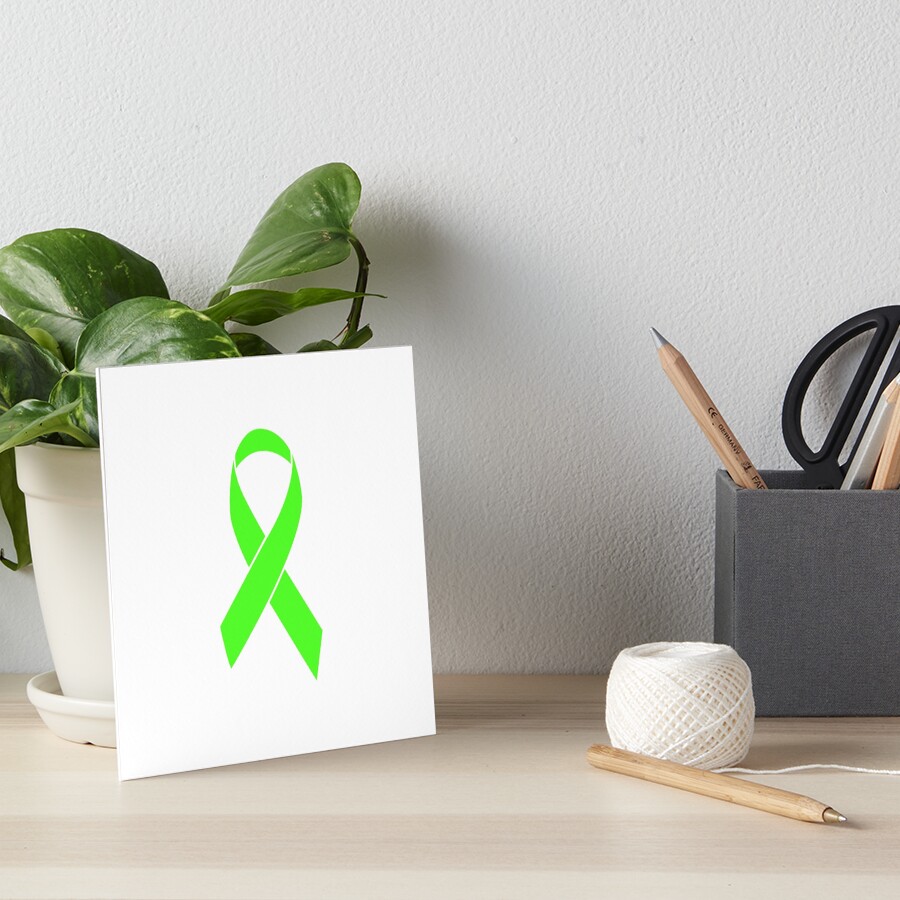 "NonHodgkin Lymphoma Cancer Ribbon" Art Board Print for Sale by