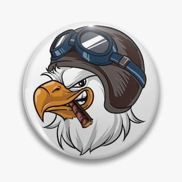 Item preview, Plumed Eagle Biker Design designed and sold by djbingib.