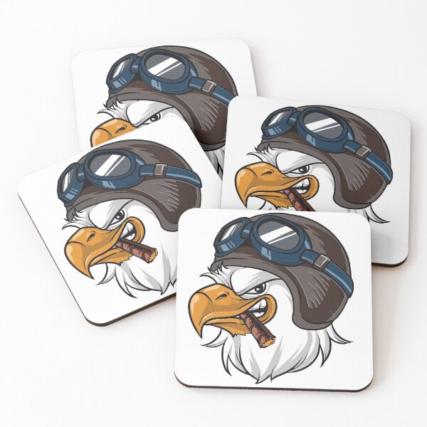 Item preview, Plumed Eagle Biker Design designed and sold by djbingib.