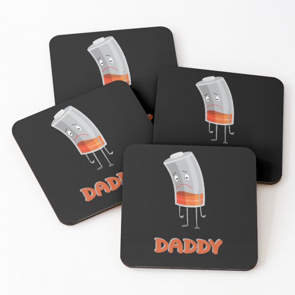 Item preview, Papa Battery Empty - No Energy designed and sold by Shirt-Designs.