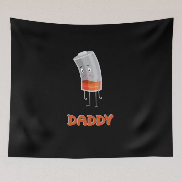 Item preview, Papa Battery Empty - No Energy designed and sold by Shirt-Designs.