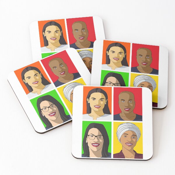 Item preview, AOC Pressley Tlaib Omar The Squad Congresswomen designed and sold by Nosek1ng.