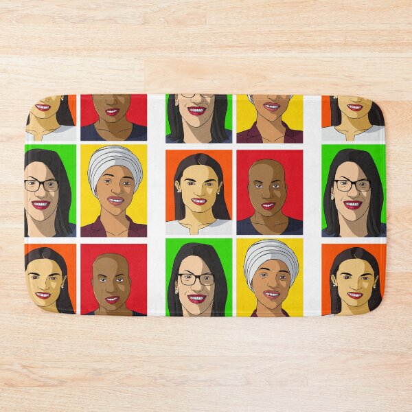 Item preview, AOC Pressley Tlaib Omar The Squad Congresswomen designed and sold by Nosek1ng.