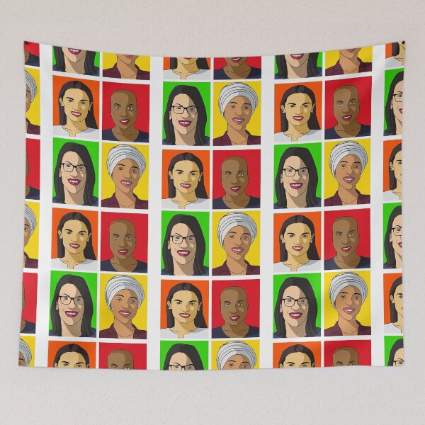 Item preview, AOC Pressley Tlaib Omar The Squad Congresswomen designed and sold by Nosek1ng.