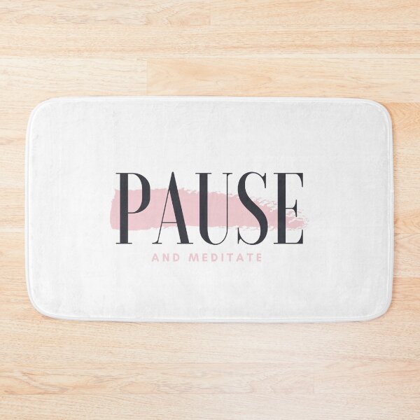 Item preview, Pause and meditate designed and sold by DreamDigitalCS.