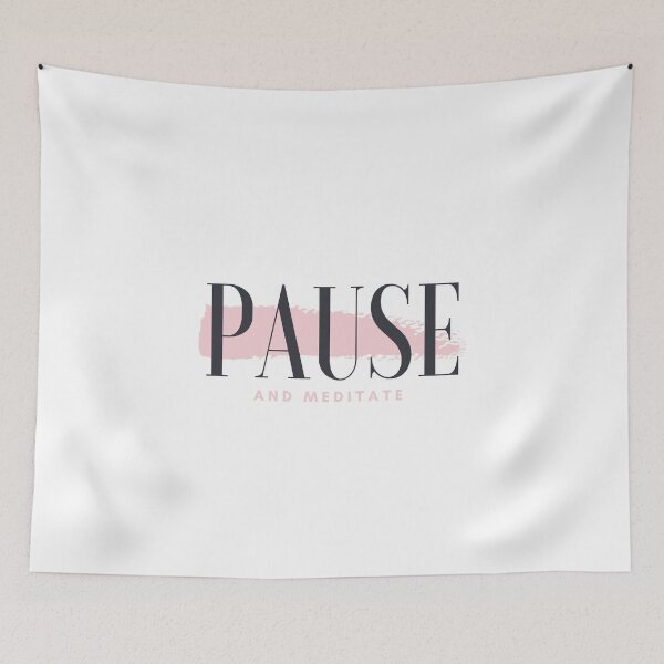 Item preview, Pause and meditate designed and sold by DreamDigitalCS.
