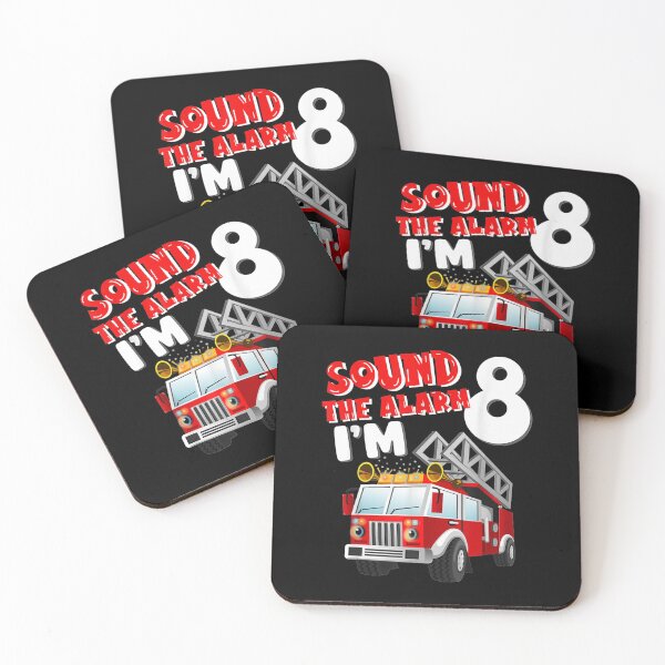 Item preview, Kids Fire Truck 8 Years Old Firefighter 8th Birthday Bo| Perfect Gift For you and friends designed and sold by luconats.
