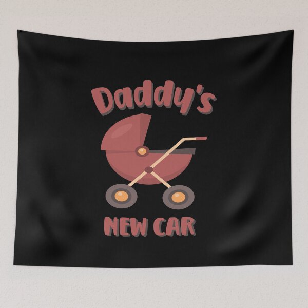 Item preview, Papa's New Car - Stroller - Baby designed and sold by Shirt-Designs.