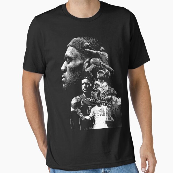 Vista previa del artículo con la obra «LeBron James 4 veces campeones de baloncesto», diseñado y vendido por Basketball For Life.