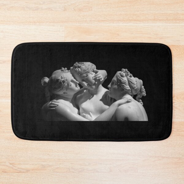 Item preview, Antonio Canova’s statue The Three Graces (Le tre Grazie). Neoclassical sculpture, in marble, of the mythological three charites (made in Rome, 1814-1817) designed and sold by Paolo Modena Photography    -   Fine Italian Art.
