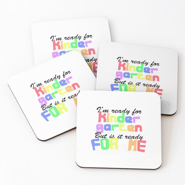 Item preview, I'm ready for kinder garten for me but it is ready for me Colorful designed and sold by HACOshop.