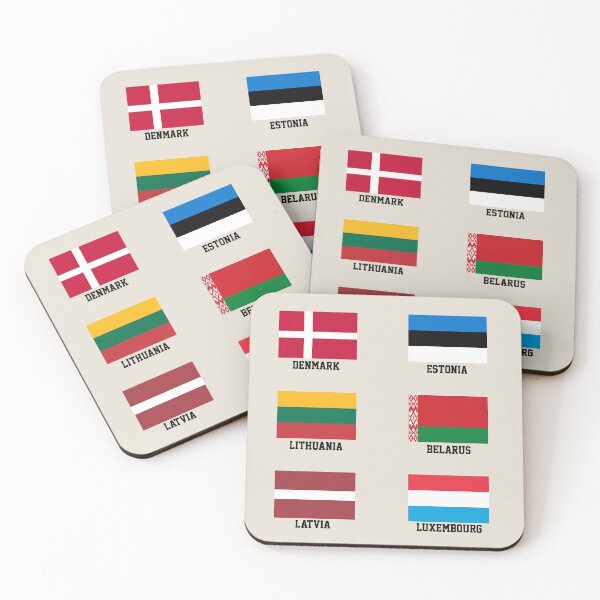 Item preview, Country Flags Sticker Pack 6 -  designed and sold by FladsynnDesigns.